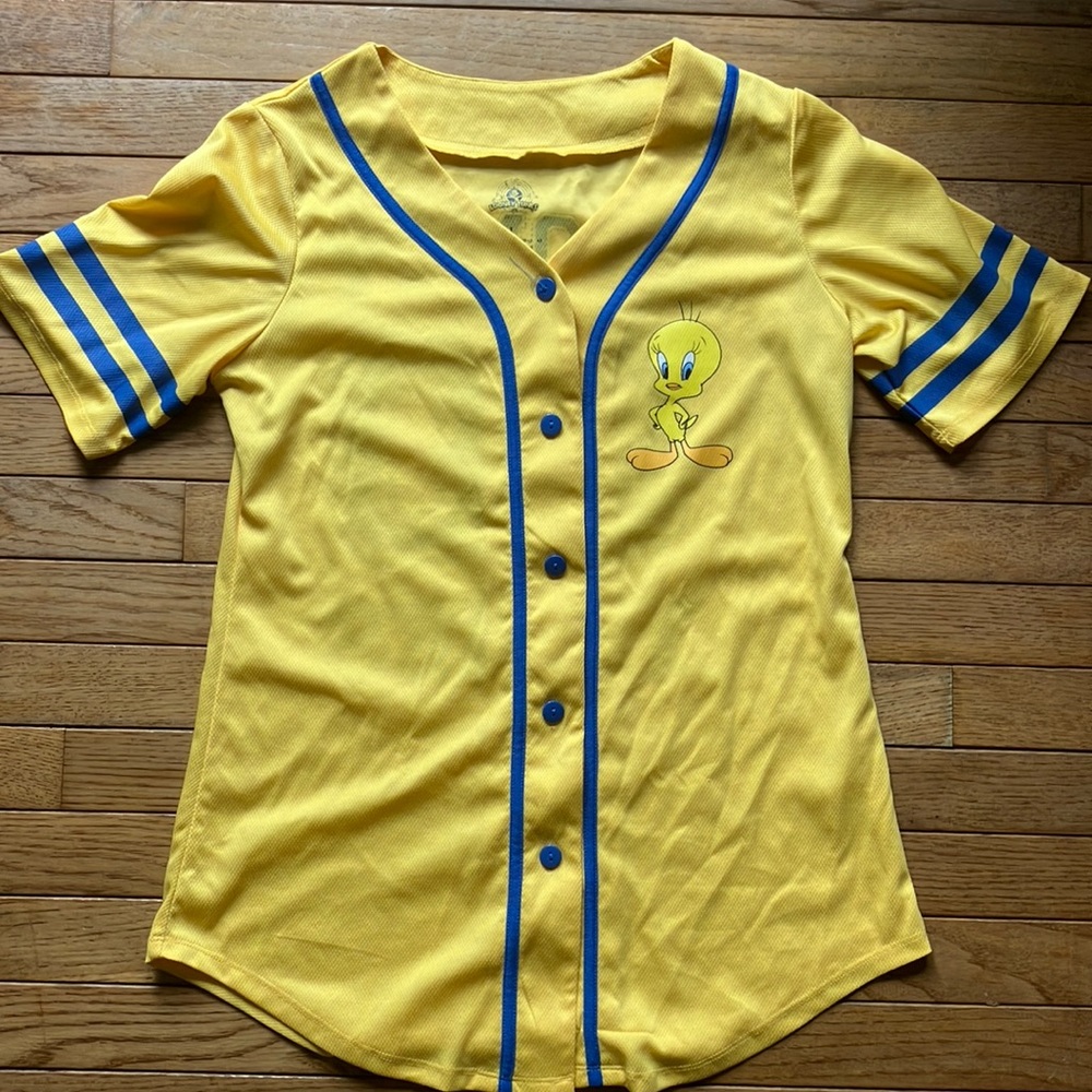 Yellow Tweety Baseball Jersey